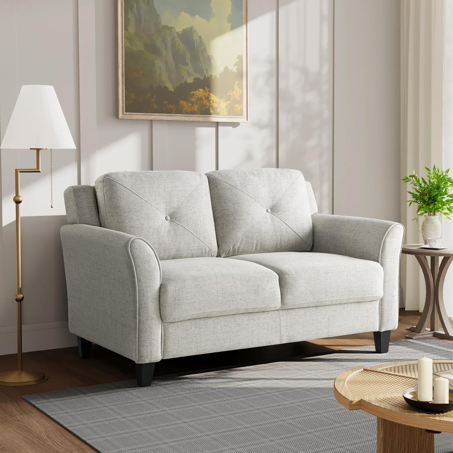 Lifestyle Solutions Harrington Sofa in Black