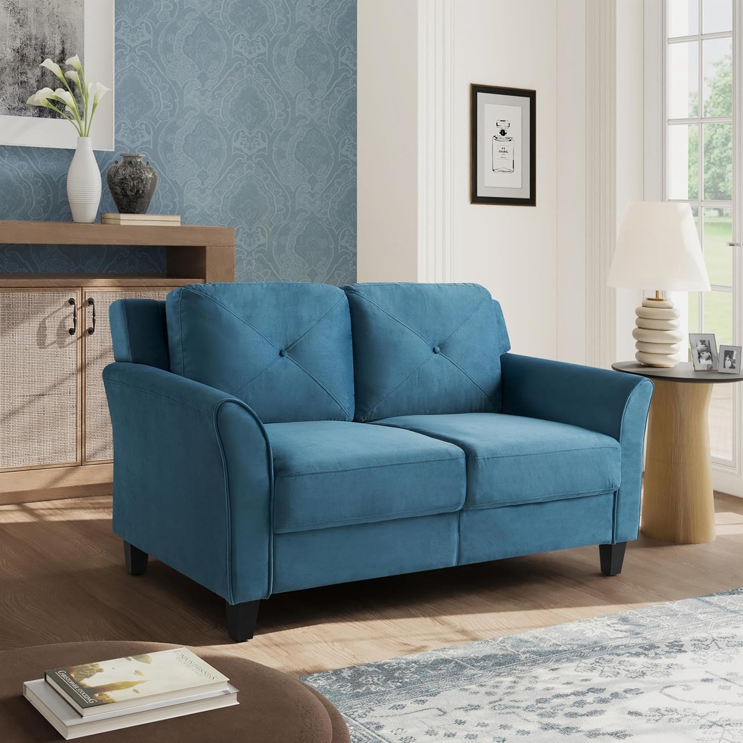 Lifestyle Solutions Harrington Sofa in Black