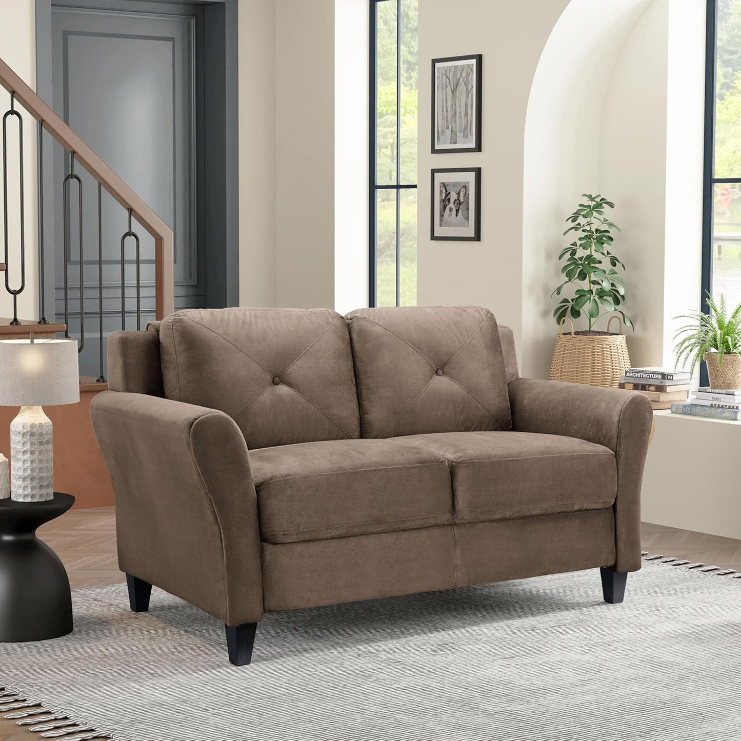 Lifestyle Solutions Harrington Sofa in Black