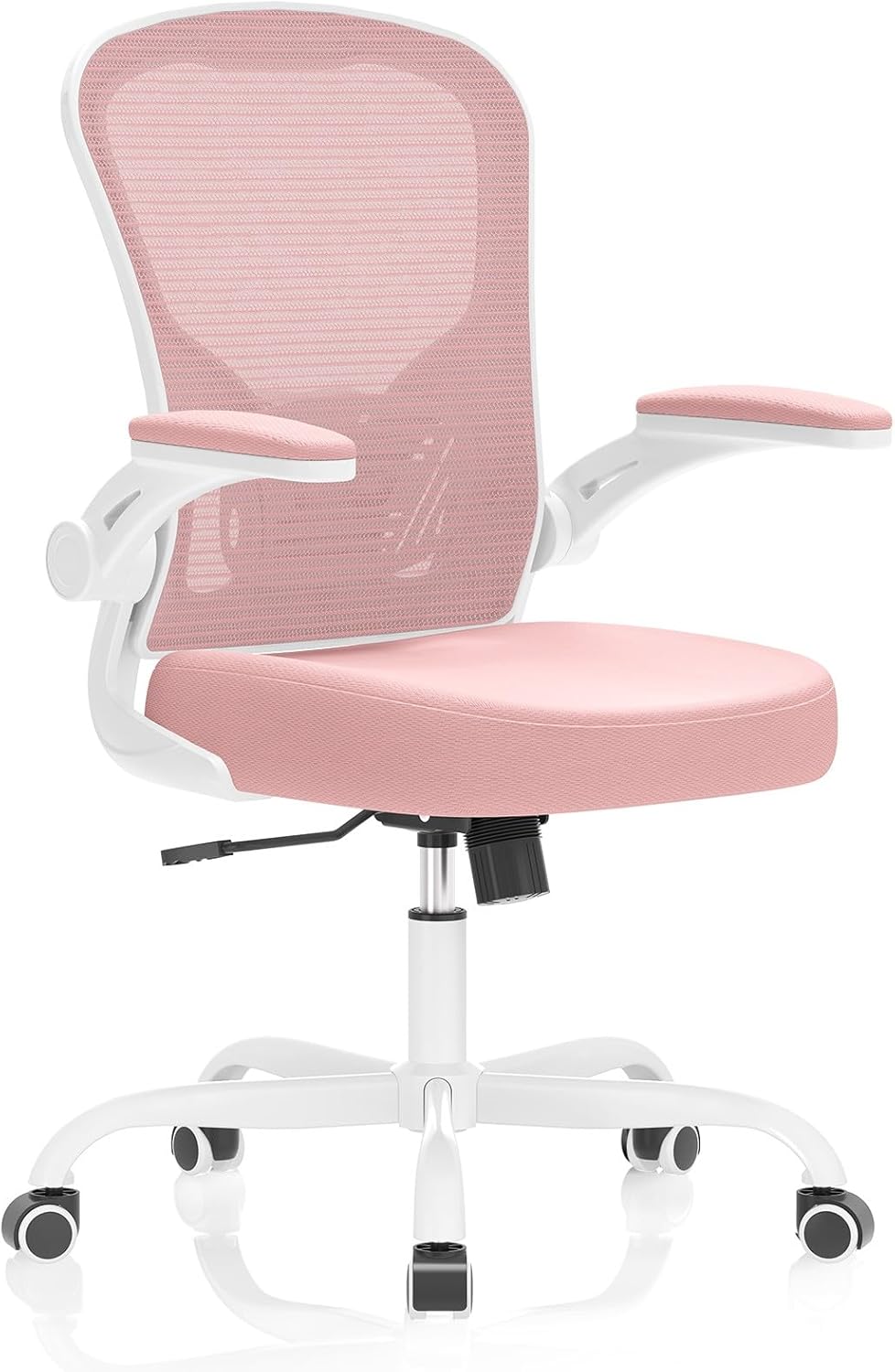 Office Chair, Ergonomic Desk Chairs 330LBS Capacity High Back Mesh Computer Chair with Flip-up Armrests, Comfy Work Chair with Adjustable Lumbar Support, Rolling Chair