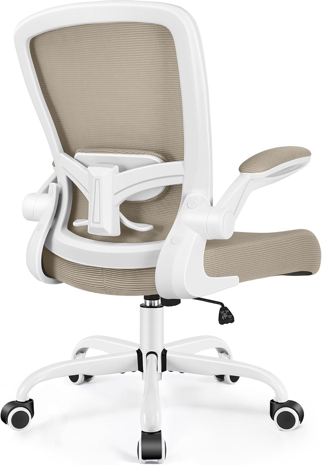 FelixKing Office Chair, Ergonomic Desk Chair Breathable Mesh Chairs with Adjustable High Back Lumbar Support Flip-up Armrests, Executive Swivel Comfy Task Computer Chairs for Home Office Black