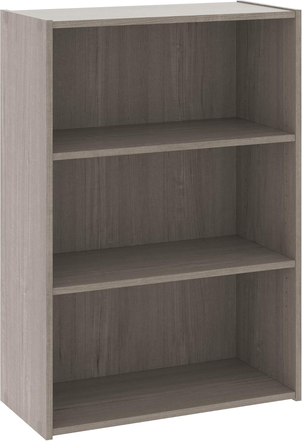 Sauder Beginnings 3-Shelf Bookcase, Bookshelf with Adjustable Storage Shelves, in Brook Cherry finish
