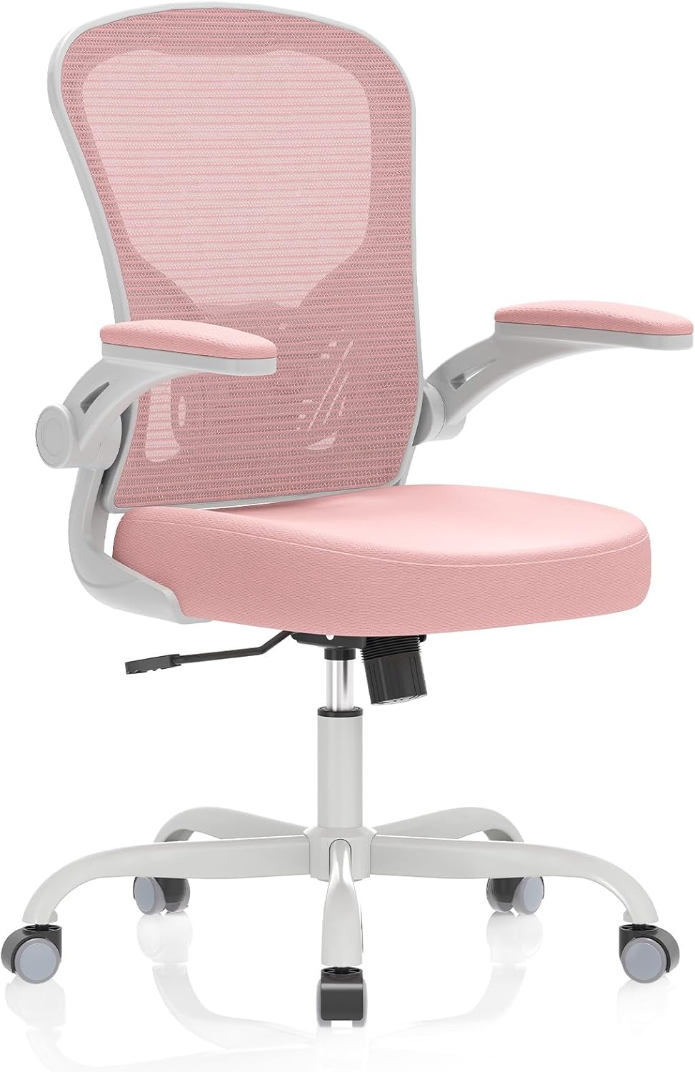 Office Chair, Ergonomic Desk Chairs 330LBS Capacity High Back Mesh Computer Chair with Flip-up Armrests, Comfy Work Chair with Adjustable Lumbar Support, Rolling Chair